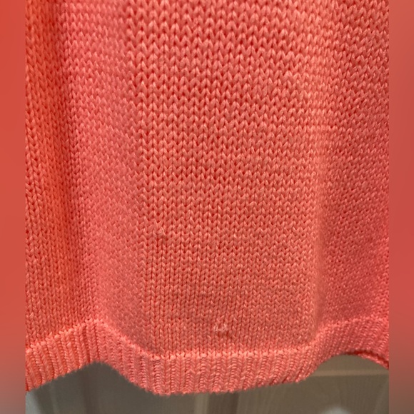 GUC Lilly Pulitzer MAC sweater tank in coral size large. - Picture 6 of 6